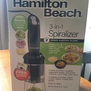 Hamilton Beach 3 in 1 Spiralizer
